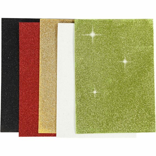 EVA Foam Diverse Kleuren - Knutselfoam - Foam Rubber - Gekleurde Foam Vellen - Schuimrubber - A5 - 14,8 x 21 cm - 2mm - 5 Vellen