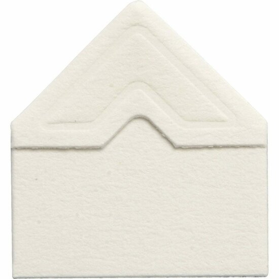Foto Hoeken - Crème Zelfklevende Fotohoeken - Fotoplakkers - Albumhoekjes - Foto Bevestiging - B: 10mm - 110gr - 108 Stuks - 1 Doos