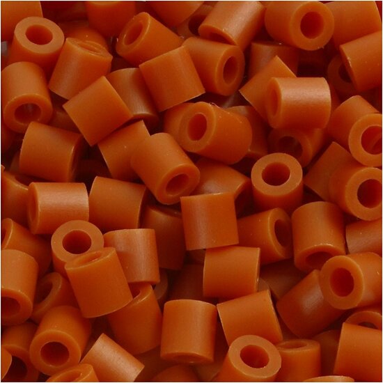 Foto kralen, rood bruin (5), afm 5x5 mm, gatgrootte 2,5 mm, medium, 6000 stuk/ 1 doos