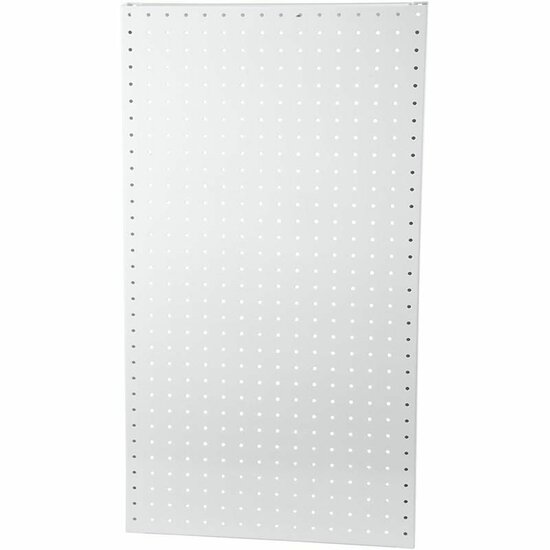 Gaatjesbord 850mm x 400mm Wit voor Focus Display - Geperforeerde Achterplaat met 25mm Gatafstand