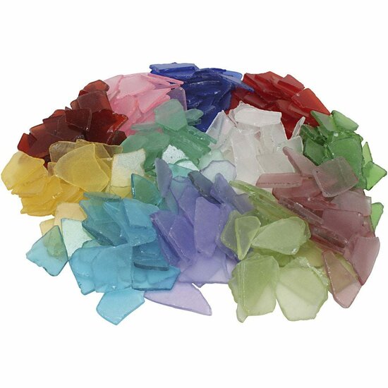 Glasmozaïek - Decoratief Mozaïek - DIY Mozaïekmateriaal - Hobby Glasmozaïek - Mozaïek Voor Creatieve Decoraties - Knutselmateriaal Voor Mozaïekwerk - 3kg
