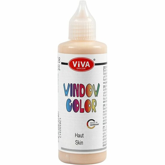 Glasverf - Verf Ramen, Glas, Spiegels - Licht Beige - Viva Decor Window Color - 90ml
