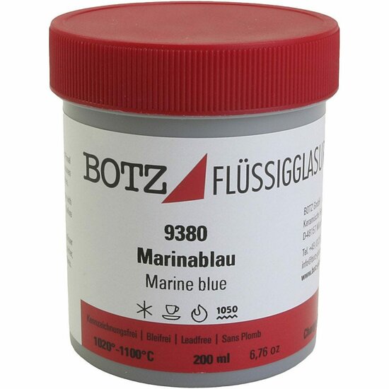 Kleiglazuur - Blauw - Professioneel Pottenbakkersglazuur - Hoogglans Aardewerkglazuur - Geschikt voor Handgemaakt Keramiek & Klei - Loodvrij & Veilig - Gebruiksaanwijzing Inclusief - 200 ml