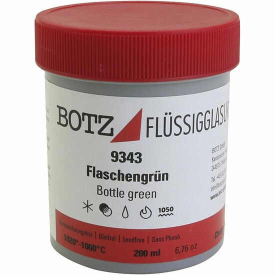 Glazuur Voor Klei - Groen - Hoogwaardig Klei Glazuur Voor Keramiek - Hittebestendig & Loodvrij - Perfect Voor Pottenbakken, Kleiwerk & Ambacht - 200ml