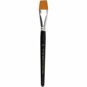 Gold Line penselen, afm 20, L: 21 cm, B: 24 mm, plat, 6 stuk