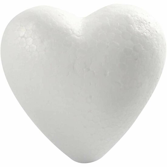Styropor Harten - 8 cm Hoog - 50 Stuks - Lichtgewicht Styropor Voor DIY Decoratie