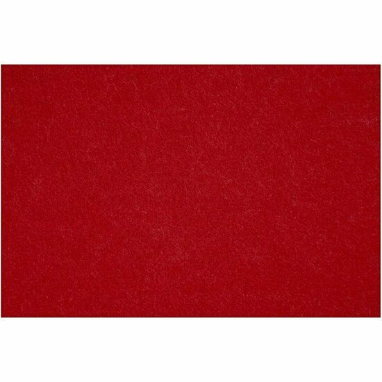 Antiek Rood Hobbyvilt - DIY Knutselvilt - Stevig Vilt voor Creatieve Projecten - Handwerken - Decoreren - Naaien - Hoogwaardige Textielstof - 42x60 cm - 1 mm dik