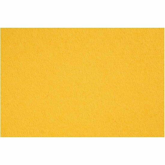 Vilt - Hobbyvilt - Geel - DIY - Hobby & Naai Projecten - 42x60cm - Dikte 1mm - 1 vel