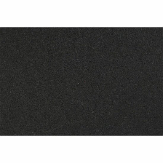 Vilt - Hobbyvilt - Zwart - DIY - Hobby & Naai Projecten - 42x60cm - Dikte 1mm - 1 vel