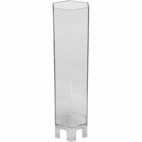 Kaarsen Gietvorm - Zeskantige DIY Kaars Mal - Decoratieve Gietvorm Voor Hobby Kaarsen Maken - Kaarsen Gieten - Kaarsen Accessoire - DIY Hobby - Afmetingen 170x53 mm - 1 stuk