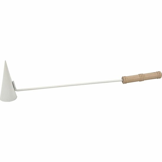 Kaarsendover - Decoratieve Kaarsen Doof Kap - Metalen Kaarsendover - Lange Handgreep - Kaarsen Accessoire - Hoogte 7,5 cm - Lengte 33 cm - Stijlvolle Kaars Accessoire - 1 Stuk