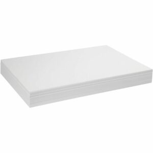 Wit Papier 190 Grams - Stevig Wit Papier - A2 Karton voor Knutselen En DIY - Wit Karton 190g - Hobbykarton Wit - A2 Wit Papier 190 grams - Knutselpapier Wit - Premium Papier 190 grams - 42 x 60 cm