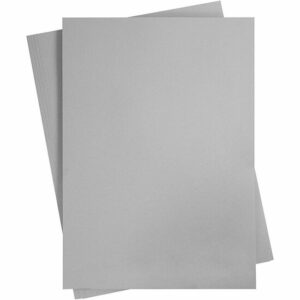 Grijs Karton 180 Grams - Grijs A2 Karton - Hobbykarton - Stevig Grijs Papier - A2 Grijs Papier 180 grams - Knutselpapier Knutselkarton - 42 x 60 cm - A2 - 10 Vellen