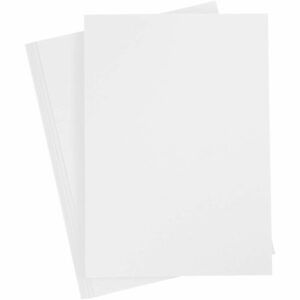 Wit Karton 220 Grams - A4 Hobbykarton - Creatief Papier - Stevig Papier - Knutselkarton voor Tekenen & DIY - 21x29,7 cm - A4 - 10 Vellen