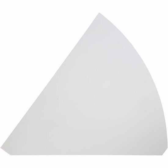Kegels - Kegelvorm Karton voor Creatieve Projecten - DIY Kegel Karton - Kegelvormige Decoratie - Grote Kegels voor Hobbydecoratie - 68 cm - Wit - 5 Stuks