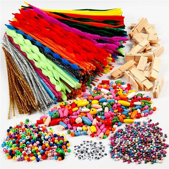 Home Deco Knutselpakket - Creatief Hobbyset - DIY Versiermaterialen in Diverse Kleuren - Ideaal voor Kaarten, Scrapbooking & Handgemaakte Decoraties