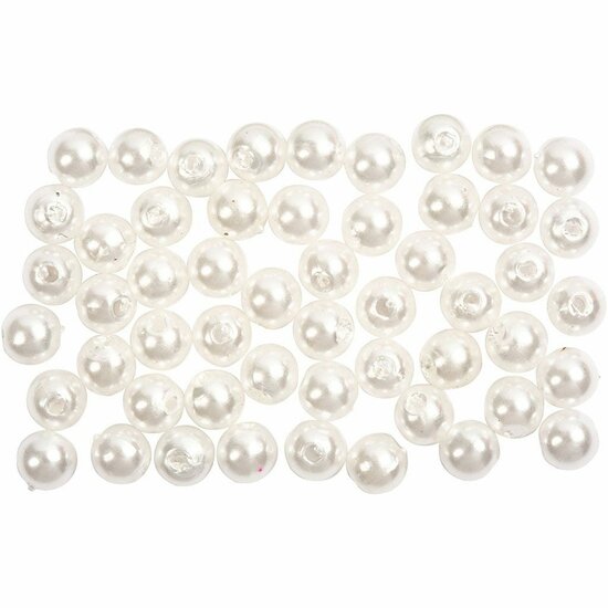Parelmoer Kralen - Kleine Sieraden Kralen - DIY Knutselkralen voor Armbanden, Kettingen & Hobbyprojecten - Hoogwaardige Glanzende Afwerking - 5 mm - 100 Stuks