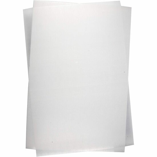 Transparante Krimpfolie Mat - DIY Krimpvellen voor Hangers & Sieraden - Glanzende en Matte Zijde - Perfect voor Creatieve Knutselprojecten - 20x30 cm - Set van 10 Vellen