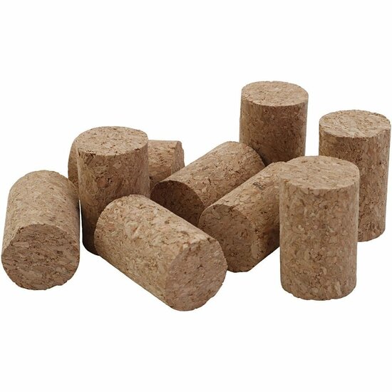Kurken Stoppen - Natuurlijke Kurk - DIY Knutselmateriaal, Modelbouw & Decoratieve Kurken - Perfect voor Creatieve Projecten, Tafeldecoratie & Schoolprojecten - 4 cm Hoog - 50 Stuks