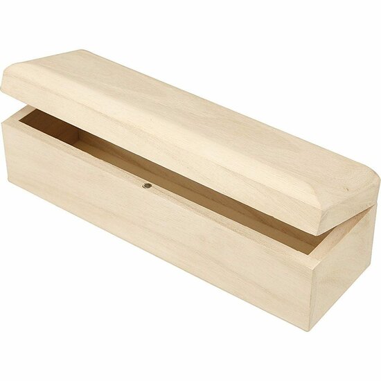 Langwerpige Doos - Stevig Karton - Opbergdoos Voor DIY, Cadeaus & Knutselmaterialen - Afmetingen 20x6x6cm - 1 Stuk - Perfect Voor Creatieve Toepassingen