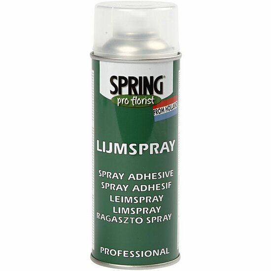 Lijmspray - Transparante Hobbylijm - Sterke Hechting Voor Papier, Karton en DIY Knutselprojecten - Spraylijm Voor Creatieve Hobby's - Lijmspray Voor Reparaties en Decoratie - Inhoud 400 ml - 1 Fles