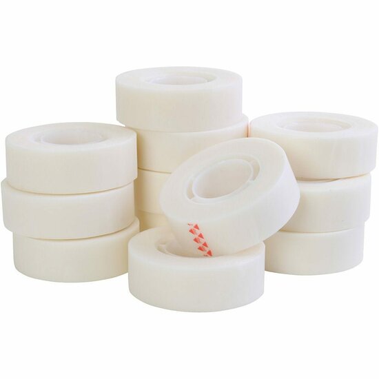 Magic Tape Plakband - Onzichtbaar Zelfklevend Tape - Beschrijfbaar & Mat Afwerking - Perfect voor Documenten, Kaarten, DIY Knutselwerk & Hobbyprojecten - 33 m x 19 mm