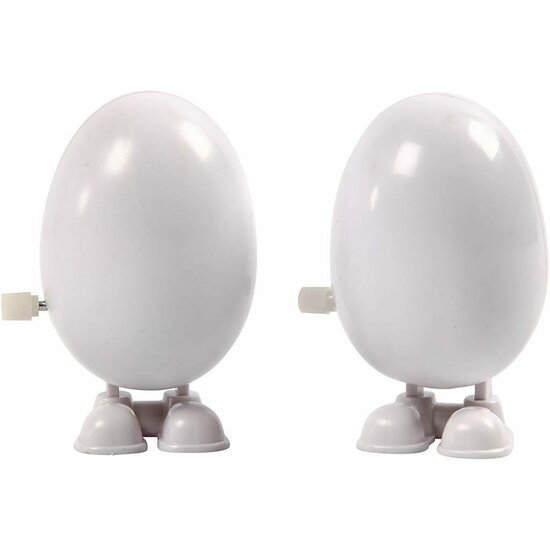 Mechanieken Voor Figuren - Witte Opwindbare Basis - H: 7cm - 2 Stuks - DIY Creatief Gebruik Met Foam & Silk Clay - Perfect Voor Handgemaakte Poppen & Knutsels