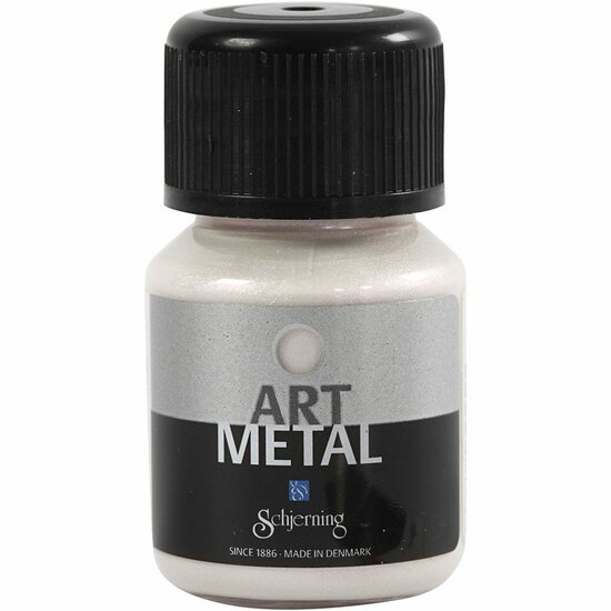 Metallic Verf - Acrylverf Metallic Parelmoer - Metaalverf - Parelmoerkleurige Metallic Hobbyverf - Glansverf - Shimmerverf - Art Metal - 30ml