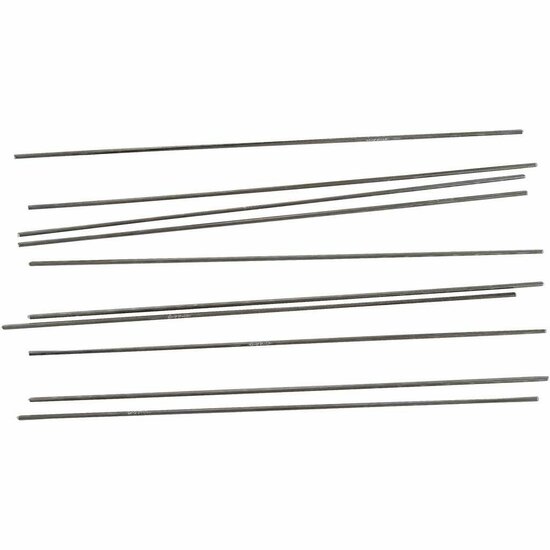 Metalen Staaf - Kleine Staven Set - DIY Metalen Staafjes Voor Creaties - Decoratief Metaal Voor Hobby - Lengte 20cm - Diameter 2mm - Set Van 10 Stuks