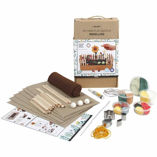 Klei Set Kinderen - Foam Clay Set - Knutselpakket Klei - Boetseerklei Set - Zachte Zelfhardende Klei - Eigen Speeltuin Maken