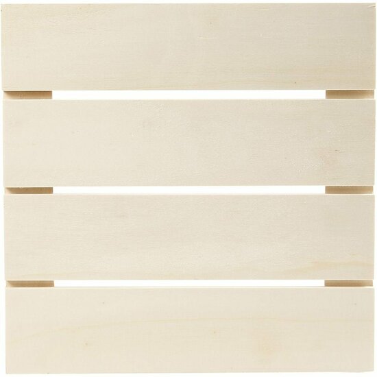 Muurdecoratie, afm 28,6x28,6 cm, dikte 1,1 cm, 1 stuk