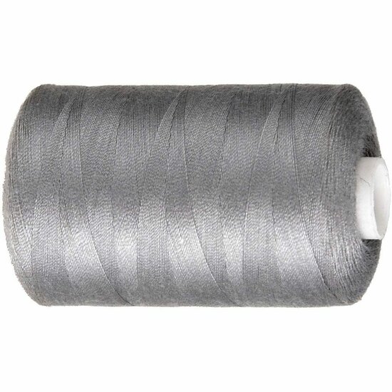 Naaigaren Grijs - Professionele Kwaliteit - Extra Stevig & Langdurig - Perfect voor Textielbewerking, Borduurwerk & Quilting - 1000 m - 1 Rol