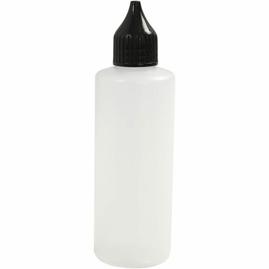Navulflesje – Plastic Doseerfles Voor Lijm, Olie, Verf En Vloeistoffen – Geschikt Voor Precisiewerk En Hobbygebruik – Set Van 10 Stuks, 80 ml Inhoud.