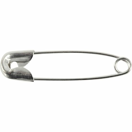Veiligheidsspelden - Sluitspelden - Zilveren Safety Pins - Lengte 22mm - Dikte 0,6mm - 100 Stuks