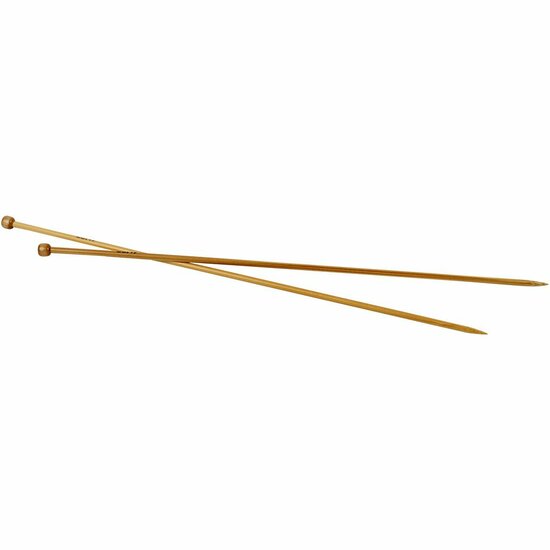 Breinaalden 4,5mm - Lengte 35cm - 1 Paar - Hoogwaardige Breinaalden voor DIY Breiprojecten, Hobby Handwerk en Creatieve Breikunst - Lichtgewicht en Duurzaam voor Comfortabel Breien
