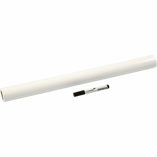 Whiteboard folie, wit, L: 80 cm, B: 60 cm, 25 vel/ 1 rol
