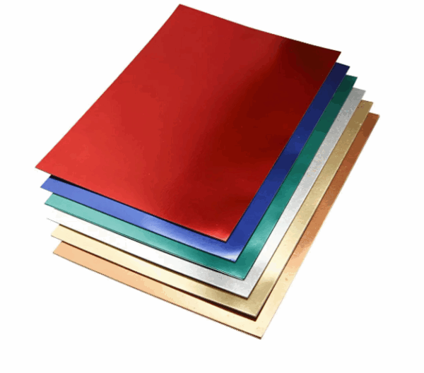 Metallic Foliekarton - Dubbelzijdig Glanzend Karton - Perfect voor Scrapbooking, Kaarten Maken, DIY Knutselen & Hobby Projecten - A2 - 280 gr - 30 Vellen