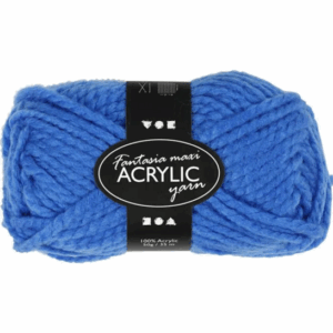 Acrylgaren - Fantasia Garen - Blauw Garen - Breigaren - Haakgaren - Handwerk Garen - Knutselgaren - Hoogwaardig 2-Draads 100% Acryl garen - Naald nr. 9 - 35 Mtr - 50 Gram - 1 Bol
