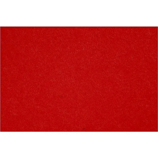 Vilt - Rood Hobbyvilt - DIY Naaien En Decoreren - Voor Kunstprojecten - Afmetingen 42x60cm - Dikte 1mm - 1 Vel Voor Creatieve Gebruiken