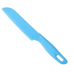 Kindermesje - Veilige Kindermesjes - Snijmesje Kinderen Koken - Fruitmesje Kind - Kinder Kookgerei - Blauw - 1 Stuk