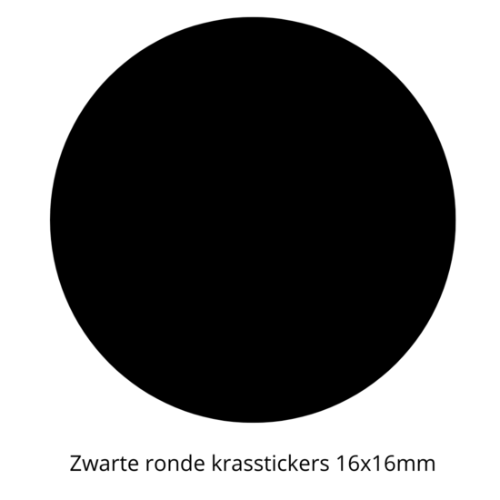 Krasstickers - Zwarte Rondjes - Kraskaarten Maken - Zelf Krasplaatjes Maken - DIY Kraskaarten - Waardebon Kraskaarten - Persoonlijke Kraskaarten - Krasbon Maken - DIY Waardebonnen - Cadeaubon Kraslaag