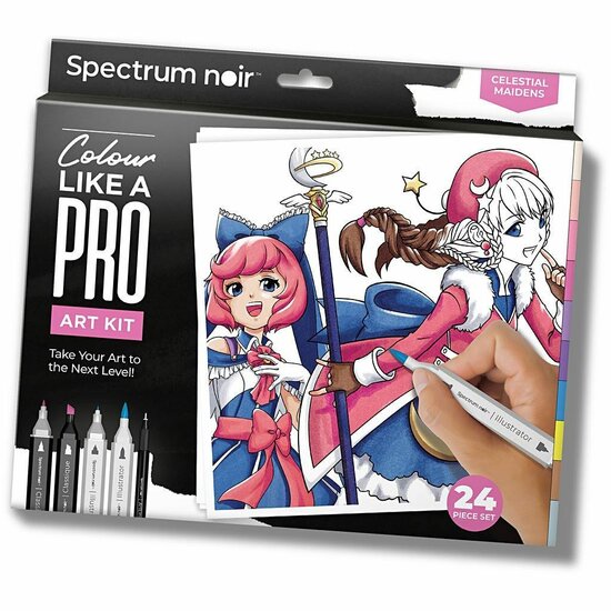 Hobbyset Illustratie, Celestial Maidens, diverse kleuren, 1 doos
