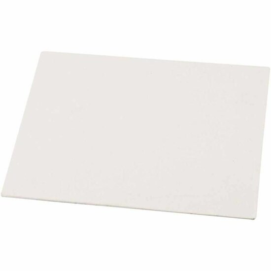 Canvas Paneel, A2, afm 42x60 cm, dikte 3 mm, 280 gr, wit, 10 stuk