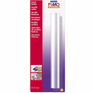 Roller - Kleiroller - Wit - Diameter 25mm - FIMO - 1 stuk
