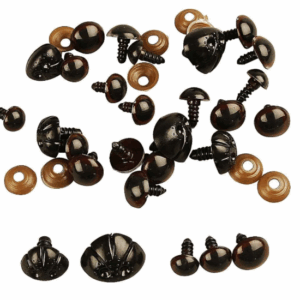 Neuzen en Ogen - Ogen en Neuzen Set voor Knuffels en Teddyberen Maken - Driehoekige Neusjes en Oogjes - DIY Knuffelprojecten - 130 Stuks
