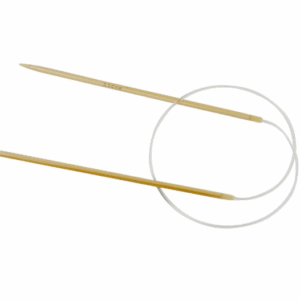 Rondbreinaalden - Bamboe Breinaalden - Breinaald met Kabel - Circular Knitting Needle - Breinaald 3,5 mm - Rondbreinaald 60 cm - 1 Set