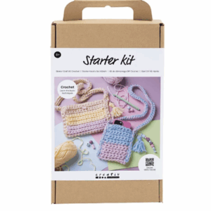 Starter Hobbyset Haken - diverse kleuren - Tassen
