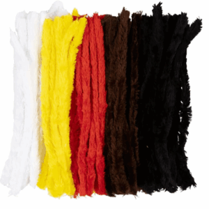 Chenille Draad - Pluche Draad - Pijpenragers - Metaal Draad - Fleecedraad - DIY Draad - Flexibel Decoratief Knutsel Draad - Buigzaam Draad - Mix Kleuren - Lengte: 40cm - 96 Stuks