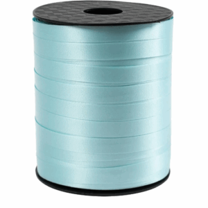 Cadeaulint, licht turquoise, B: 10 mm, 250 m/ 1 rol