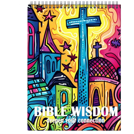 Bijbels Kleurboek  Inspirerende Bijbelteksten  Christelijk Kleurboek  Bijbelse Quotes Kleurplaten  Bijbelteksten Om In Te Kleuren  Christelijke Kleurplaten  Spiraalgebonden - 28,5x21cm  24 Teke